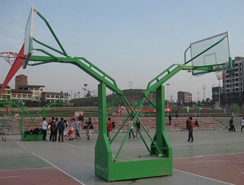 北京<b>双臂篮球架</b>